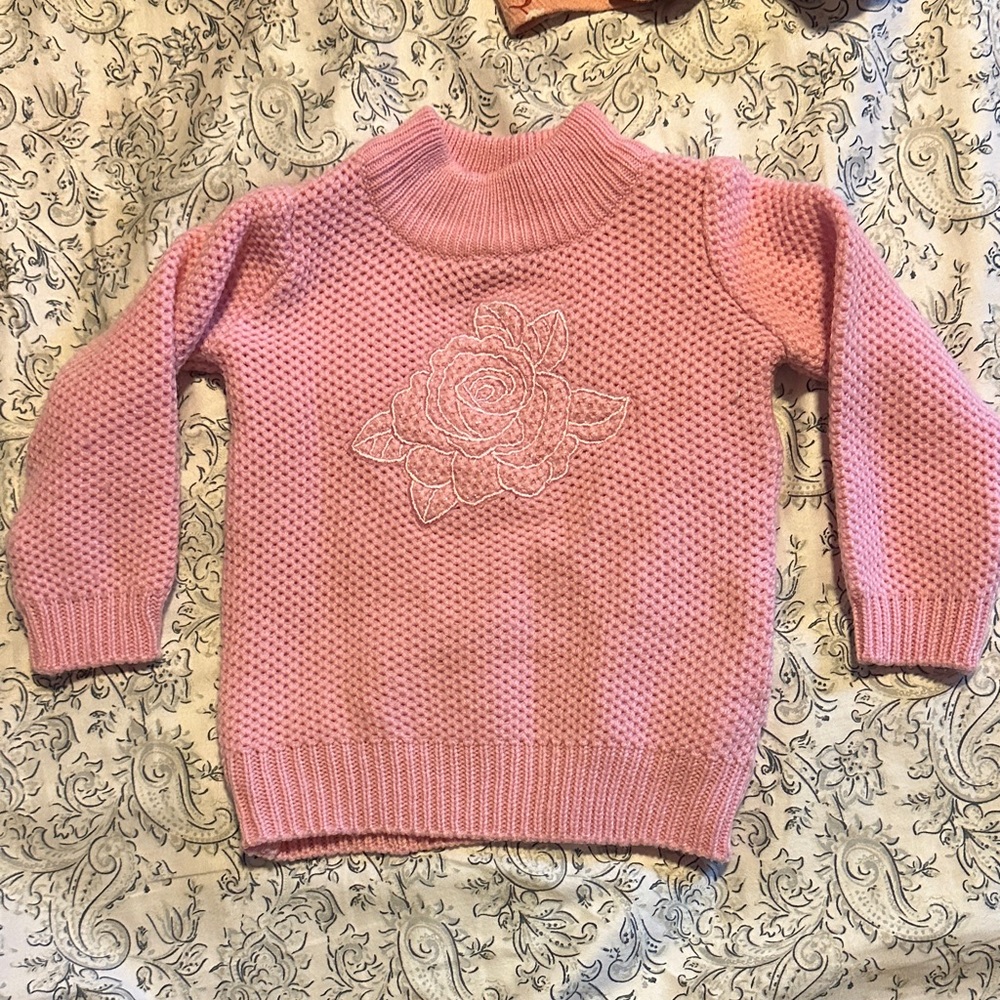 The Children's Place Pink Cowl Neck Sweater